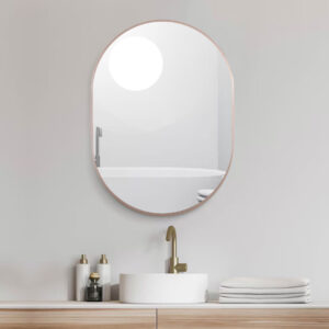 مراية لوكسوم روز جولد 50*70 سم