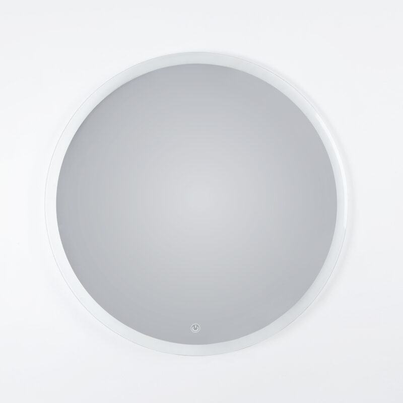 مراية تاتش راونديد إضاءة أصفر 60 سم