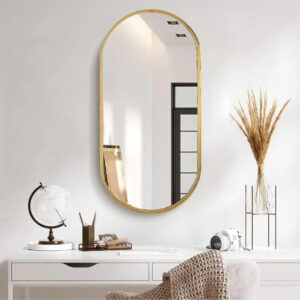 مرايا سينثيا ذهبي 110*50 سم