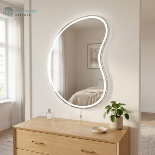 مراية LED تاتش بتصميم حر (60×80 سم)