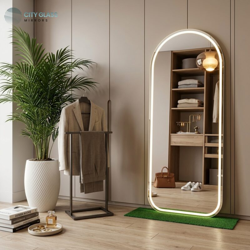 مراية طولية LED تاتش "Arch" فرنسي (180×70)